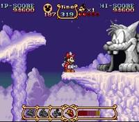 une photo d'Ã©cran de The Magical Quest - Starring Mickey Mouse sur Nintendo Super Nes